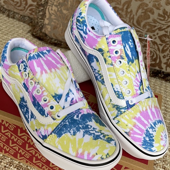 Vans Comfycush Old Skool Tie-Dye Orchid/Trwht WMNS - Picture 11 of 16